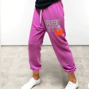 FREECITYl sweatpant - pink juice
